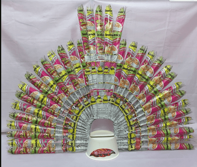 Penacho Maruchan de moctezuma